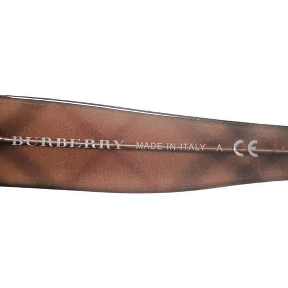 BURBERRY Shield Sunglasses B3043 Plaid Designer Luxury Sunglasses Serial Number main image 4